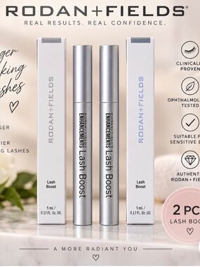 2 X Rodan + Fields lash boost new sealed 5ml each